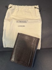 Carteira Hugo Boss masculina Gallery-A preta couro genuíno clipe de dinheiro comprar usado  Enviando para Brazil