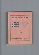 Compendio vulgarizador de gramatica Federico garcia editorial amaltea 1946, usado comprar usado  Enviando para Brazil