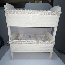 Vintage white woven for sale  Westerville