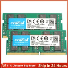 CRUCIAL 8GB DDR4 2400 PC4-19200 Laptop 260-Pin SODIMM Notebook Memory RAM 2x 8G comprar usado  Enviando para Brazil