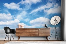 3D Himmel Dicke Kumuluswolken Blau Tapete Wandgemälde Fototapete Wandaufkleber, usado comprar usado  Enviando para Brazil