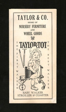 Usado, orig./Raro!! Folheto/panfleto para carrinho de bebê Taylor & Co. **TAYLOR TOT** 1920 comprar usado  Enviando para Brazil
