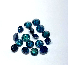 DIAMANTE AZUL 1 MM/1 PEÇA DIAMANTE NATURAL CORTE REDONDO VENDIDO POR PEDRA comprar usado  Enviando para Brazil