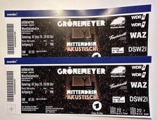 Konzertkarten sitzplätze herb gebraucht kaufen  Düsseldorf