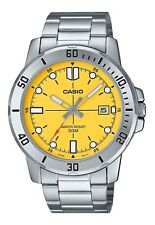 Usado, Reloj deportivo de cuarzo para hombre Casio estándar analógico esfera amarilla MTP-VD01D-9EV segunda mano  Embacar hacia Argentina