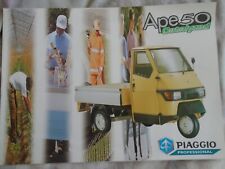 Piaggio ape brochure for sale  KINGS LANGLEY