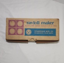Antiga Máquina de Ravioli VITANTONIO 510 Na Caixa Original - Faz 10 Raviolis Grandes EUA comprar usado  Enviando para Brazil