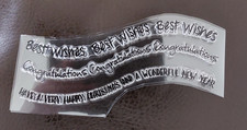 Stempel silikon text gebraucht kaufen  Korbach