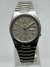Usado, Relógio masculino vintage Seiko 5 automático 21 joias mostrador cinza 7S26-3130 feito no Japão comprar usado  Enviando para Brazil