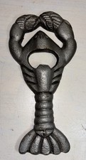 Abridor de garrafa de lagosta de ferro fundido bartenders abridores de garrafa de cerveja pesados comprar usado  Enviando para Brazil