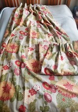 Par de cortinas feitas sob medida tecido Thibaut "Coco" - cada 23" por 82" comprar usado  Enviando para Brazil