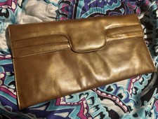 Vintage gold leather for sale  PRINCES RISBOROUGH