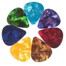 Mediador de palheta de guitarra celulóide 10x 0,46mm para ukulele de guitarra elétrica acústica comprar usado  Enviando para Brazil