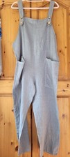 Grey linen dungarees for sale  TUNBRIDGE WELLS