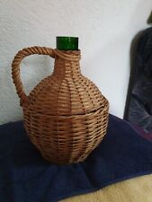 Weinballon geflechteter korb gebraucht kaufen  Döbeln