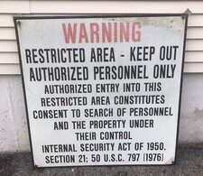 Vintage 1976 warning for sale  Johnston