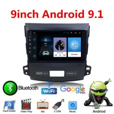 Rádio de carro Android 9.1 multimídia para Mitsubishi Outlander XL 2 06-12 rádio automático comprar usado  Enviando para Brazil