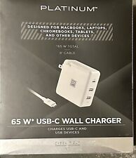 Carregador de parede Platinum™-65W 8’ USB-C 3 portas com 47W USB-C Power PT-PAC65C2U comprar usado  Enviando para Brazil