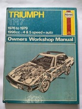 Haynes triumph tr7 for sale  LEEDS