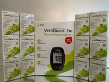 Tiras de teste de glicose no sangue para diabéticos Viva Guard QTD 600 EXP 04/2026 + medidor grátis , usado comprar usado  Enviando para Brazil