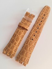 Usado, SWATCH : Bracelet En Cuir Original Marron = Pour Standard, Chrono, Etc. *NEUF!* comprar usado  Enviando para Brazil