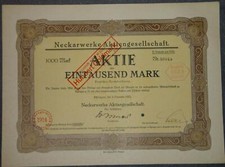 Stück neckarwerke aktiengesel gebraucht kaufen  München