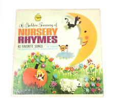 Vintage A Golden Treasury Of Nursery Rhymes LP Vinyl Record Golden Records 1962 segunda mano  Embacar hacia Mexico