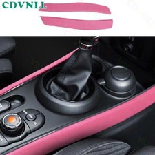 Para Mini Cooper Countryman F60 console de camurça rosa câmbio de marchas capa lateral 2* comprar usado  Enviando para Brazil