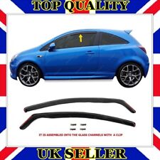 Viseira de janela defletor de vento 3dr 2 peças para VAUXHALL OPEL CORSA D-E 2006 A 2019 comprar usado  Enviando para Brazil