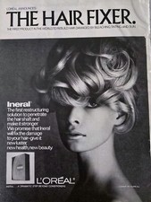 1971 L'oreal Ineral Hair fixer condicionador anúncio vintage comprar usado  Enviando para Brazil
