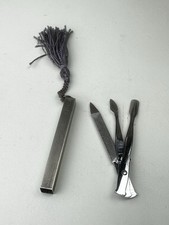Estojo antigo de prata esterlina para manicure Birmingham 1958 fabricante C & C comprar usado  Enviando para Brazil