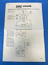 Folha de instruções Marx original Fort Apache playset #4202 MUITO BOM comprar usado Folha de instruções Marx original Fort Apache playset #4202 MUITO BOM comprar usado  Enviando para Brazil