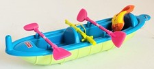 2004 Fisher Price Loving Family casa de bonecas acampamento caiaque canoa barco, remo de peixe comprar usado  Enviando para Brazil