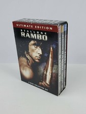 Lot 3 DVD Rambo Trilogy First Blood, First Blood II, Rambo III. Rambo 3 is NEW comprar usado  Enviando para Brazil