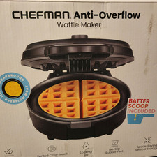 Máquina de Waffle Chefman com Seletor de Sombra NOVA CAIXA ABERTA TESTADA SEM COLHER comprar usado  Enviando para Brazil