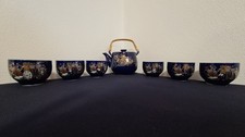 Teekanne teecups dunkelblau gebraucht kaufen  Bergkirchen
