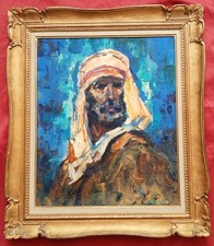 Superbe huile orientaliste d'occasion  Vic-sur-Aisne