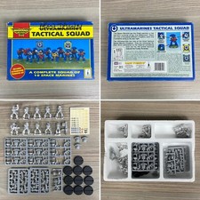 ULTRAMARINES TACTICAL SQUAD WARHAMMER 40K METAL 1992 CIDADELA SPACE MARINES comprar usado  Enviando para Brazil