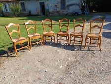 Chaises paillées anciennes d'occasion  Lamonzie-Saint-Martin