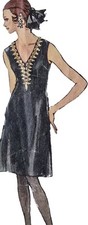 Vestido vestido 1960s Empire A Line sem mangas chá simplicidade 8133 padrão de costura comprar usado  Enviando para Brazil
