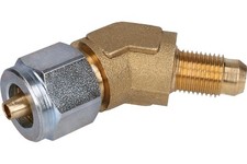 Kolano gazu rury pcv 135st.fi 6/m10x1 z gwintem na sprzedaż  PL