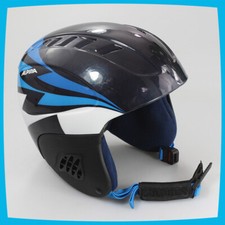 Alpina czarny niebieski biały kask narciarski dla dzieci 51-55cm 340g na sprzedaż  PL