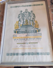 Alt meisterbrief handwerk gebraucht kaufen  Kranichfeld