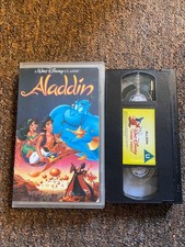 Aladdin disney vhs for sale  GLASGOW