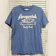 CAMISETA CLÁSSICA VINTAGE ORIGINAL AEROPOSTALE ANGUSTIADA Masculina XL Streetwear Skatista comprar usado  Enviando para Brazil