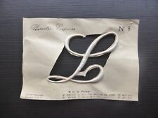 Lettre brodée plumetis d'occasion  Chinon