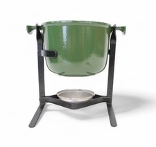 Vtg creuset green for sale  LEEDS