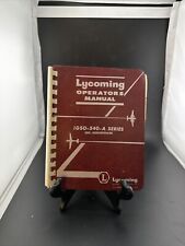 Lycoming operator manual for sale  Locust Grove