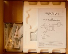 Ergotron desk dual for sale  WEST MOLESEY
