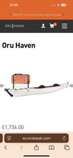 Oru kayak haven for sale  PETERBOROUGH